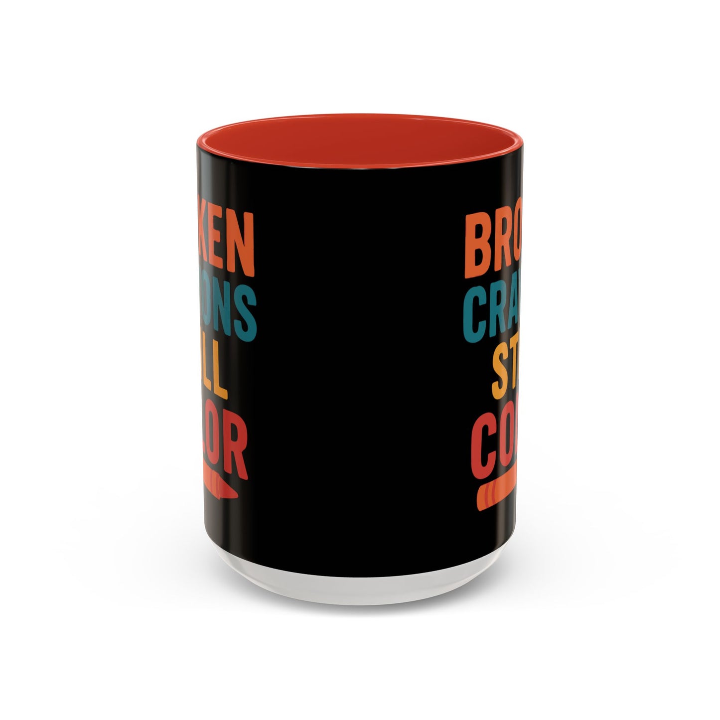 Broken Crayons Still Color - Black & Bold Accent Colors- 11oz & 15oz