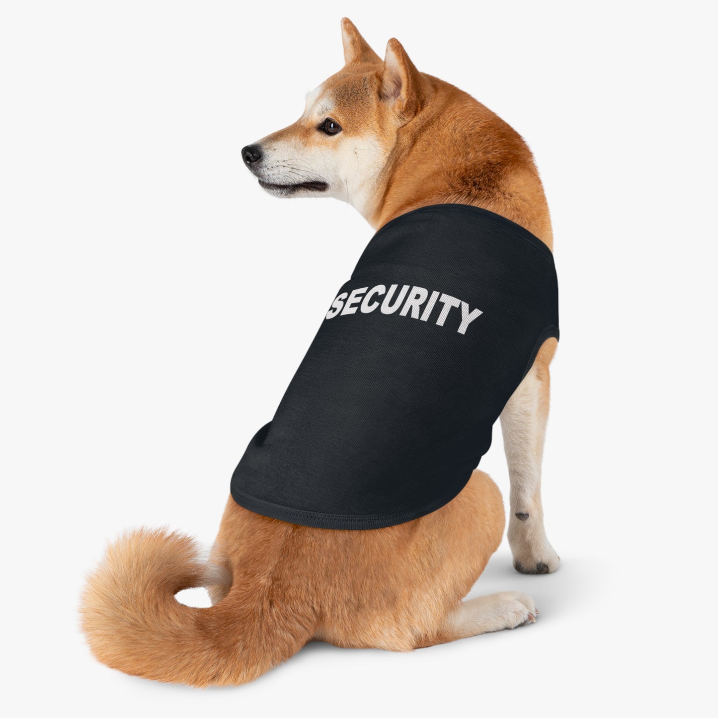 SECURITY Dog Tank Top โ Because Someone's Gotta Be in Charge ๐พ