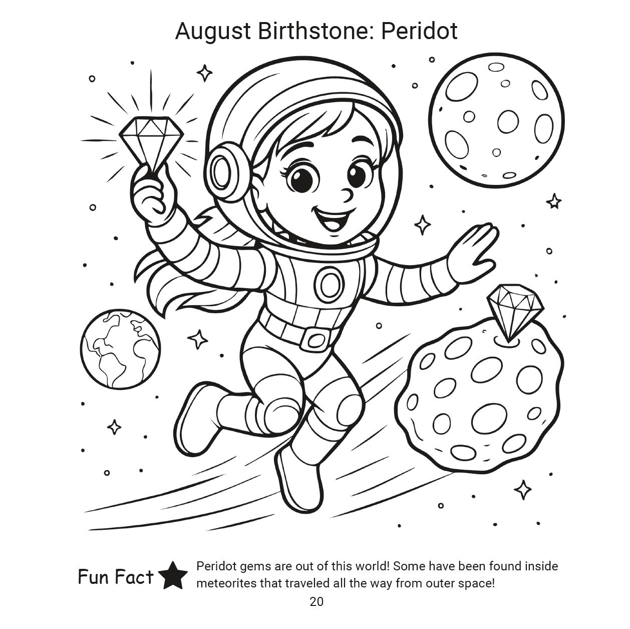 Gemma's Gemstone Adventures: A Birthstone Coloring & Learning Adventure for Kids (Ages 4–9) • $12.99