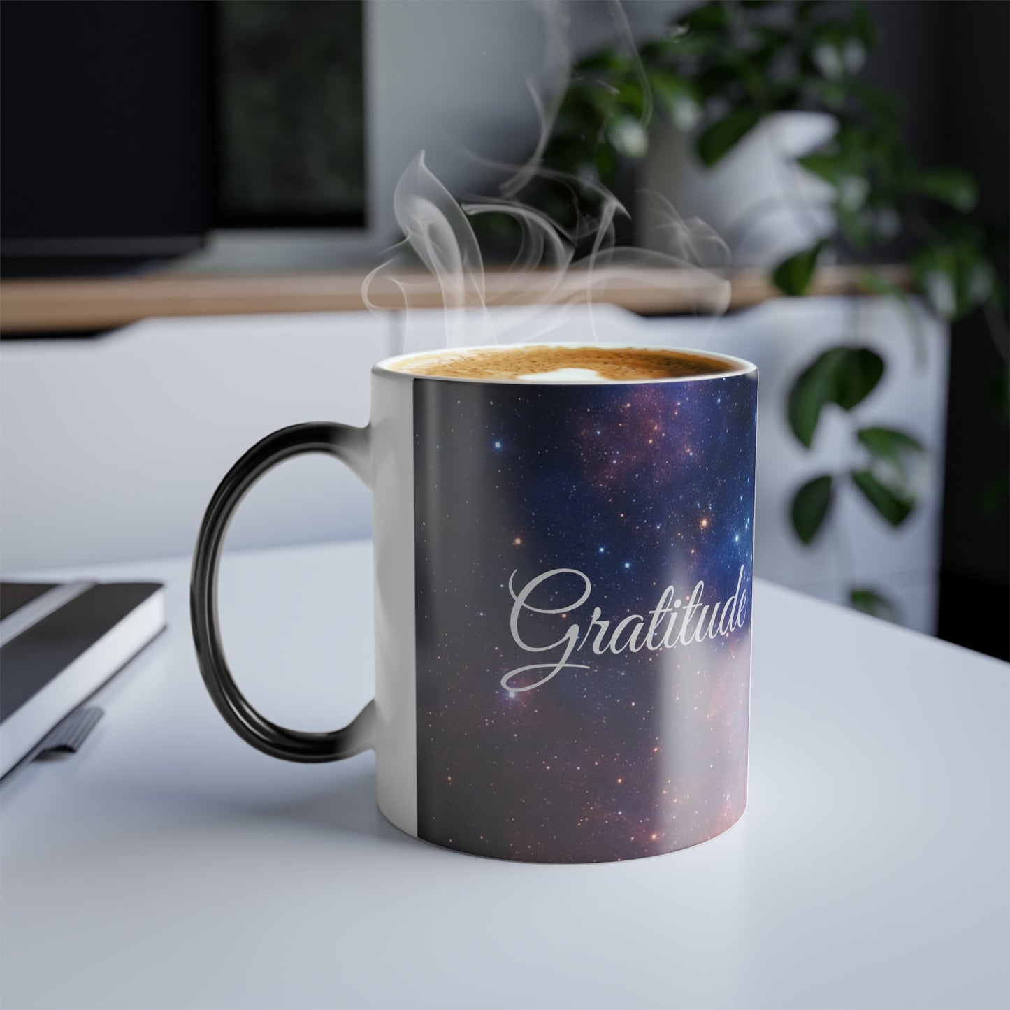 Color Morphing Universe Mug - Gratitude