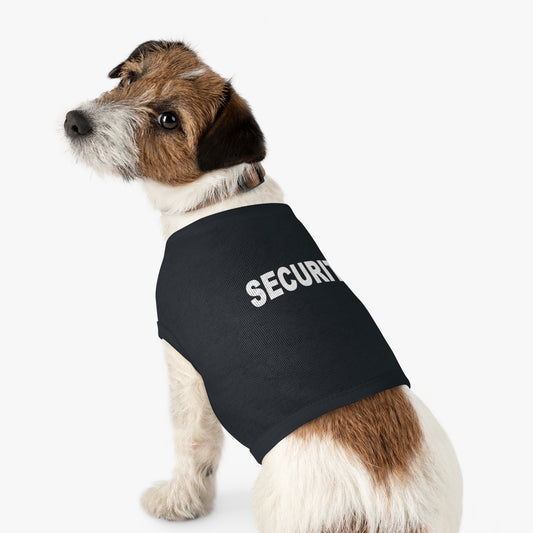 SECURITY Dog Tank Top – Because Someone's Gotta Be in Charge 🐾