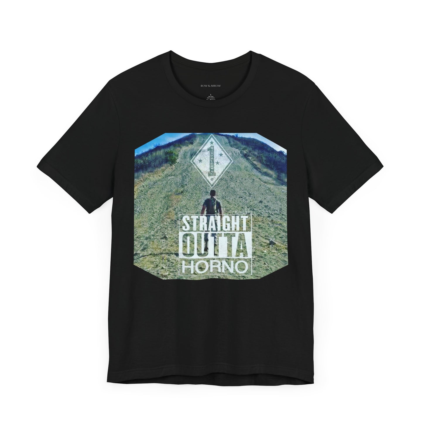 Straight Outta Horno Cotton Tee - Vintage Graphic T-Shirt for Casual Wear