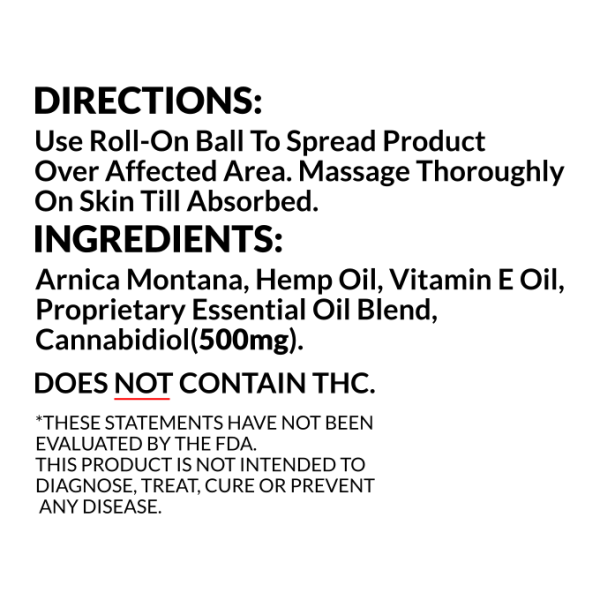 500mg Citrus Massage Oil - Discount Code: ROOTED20