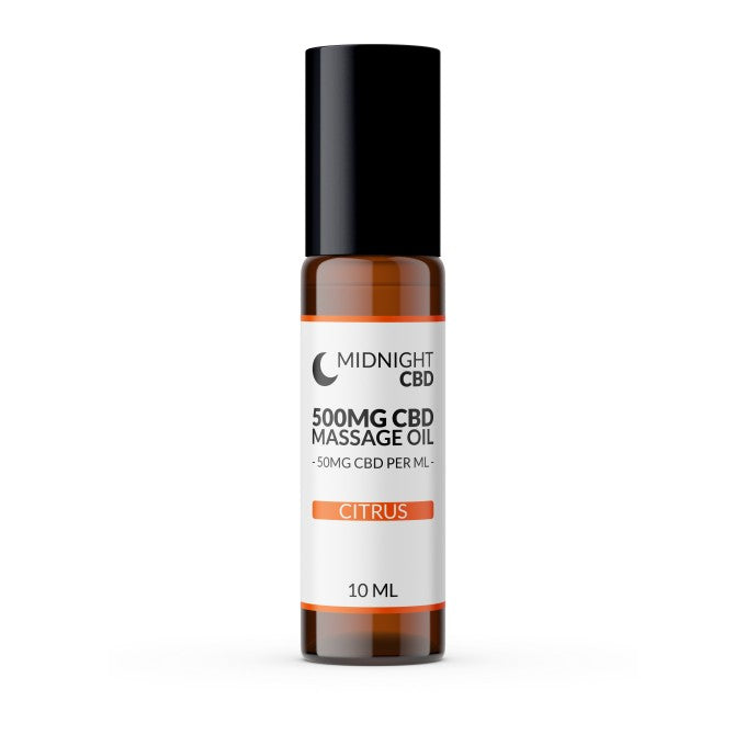 500mg Citrus Massage Oil - Discount Code: ROOTED20