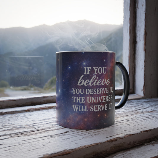 Color Morphing Universe Mug - Gratitude