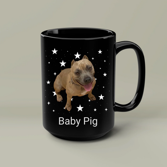 Custom Pet Mug 15oz – Add Your Pet’s Photo & Name